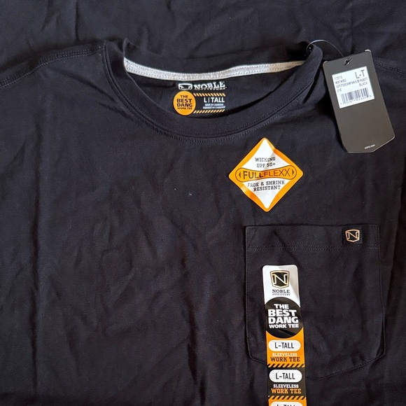 MEN'S THE BEST DANG WORK SLEEVELESS POCKET TEE Size L Tall & XXL Tall - Picture 2 of 5